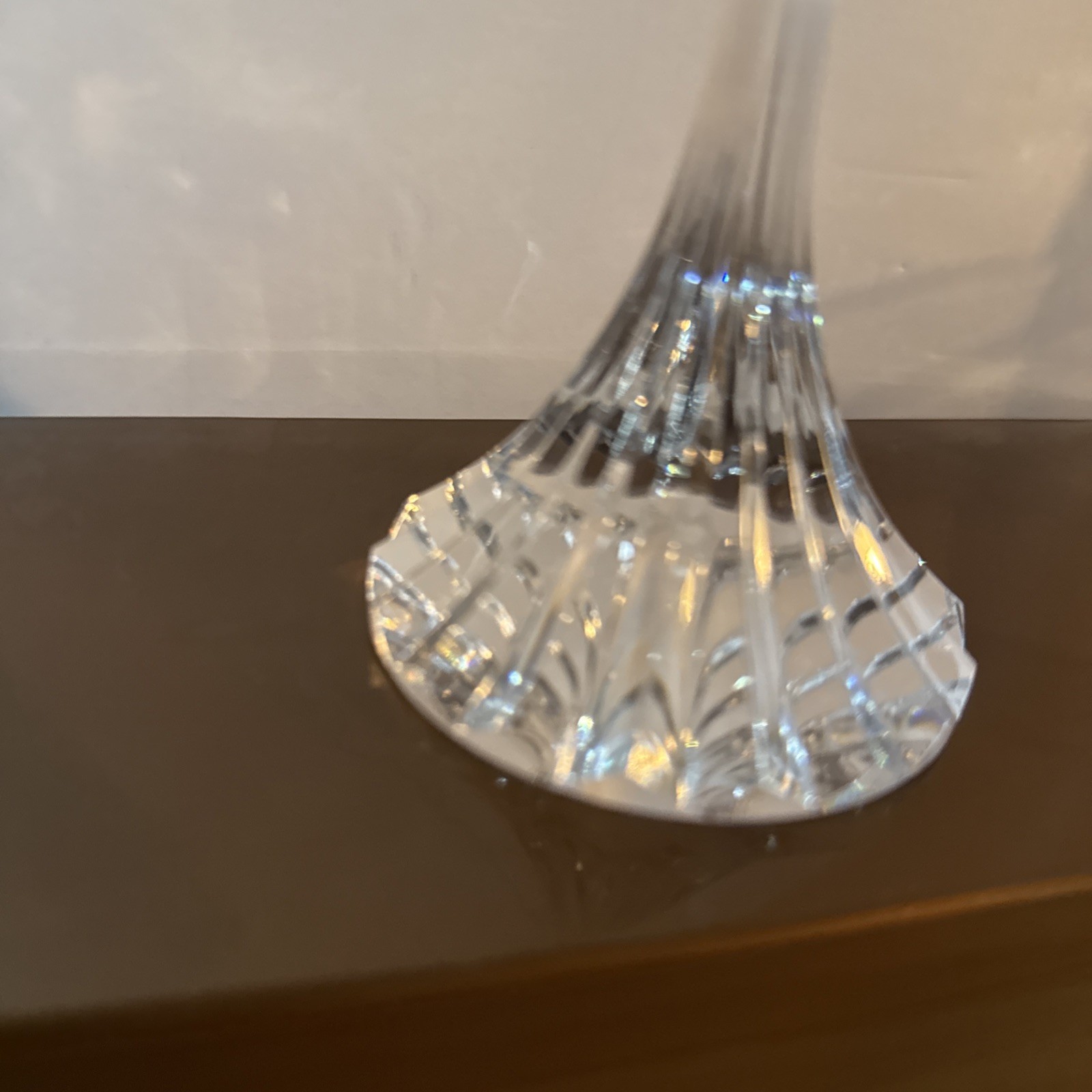 Baccarat Massena 8.5"Champagne Flutes - Impress Guests SET of TWO Made In France