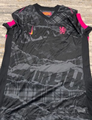 Nike Chelsea FC 24 25 Third Jersey Black Pink Women FQ2226-061