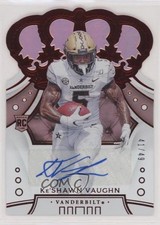 2020 Panini Chronicles Draft Picks Red Signatures 41/49 Ke'Shawn Vaughn Auto 7eo