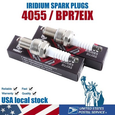 Set of 4 For NGK 4055 BPR7EIX Iridium Spark Plugs for Lotus Lotus Mitsubishi l4