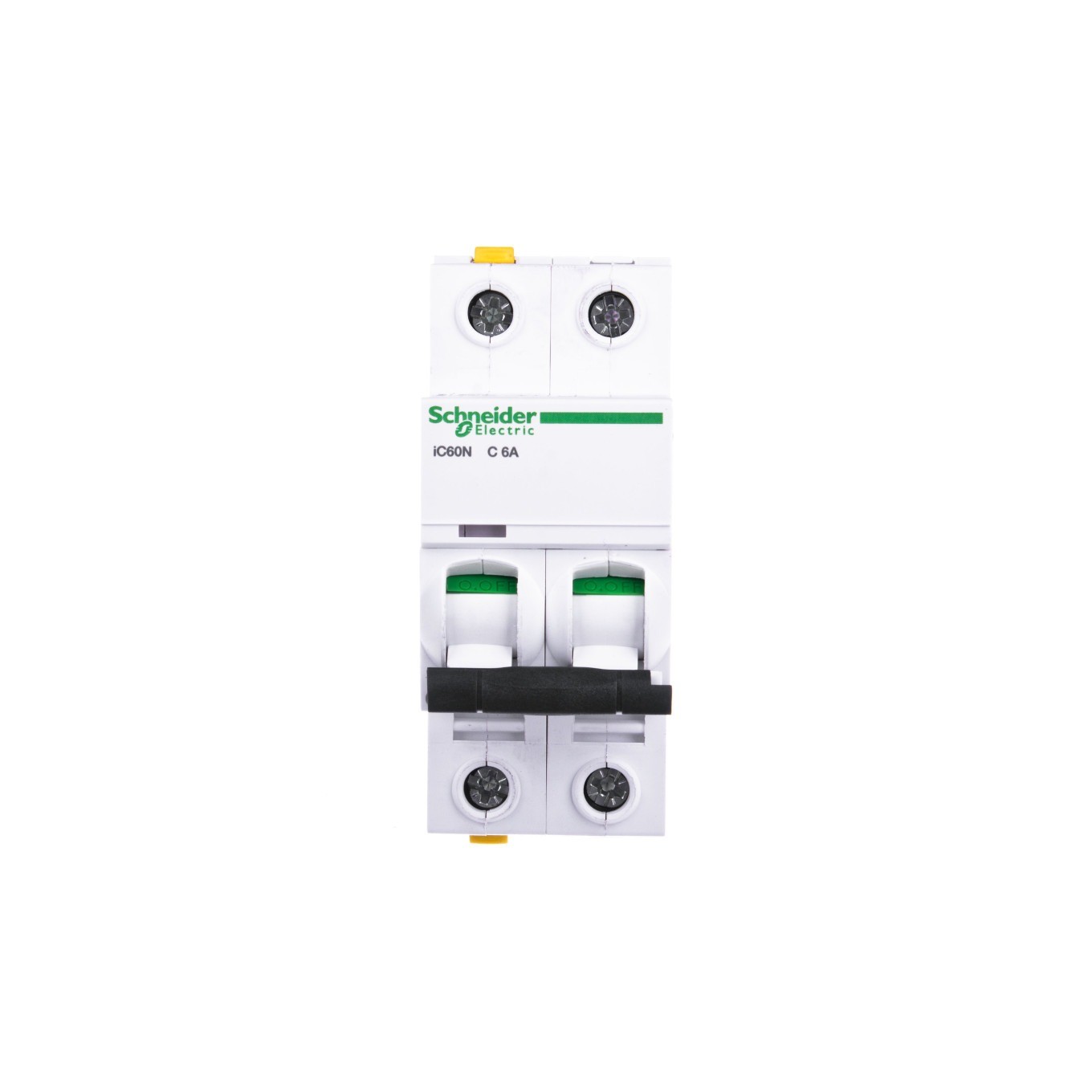 Overcurrent Switch 2P C 6A 6kA AC iC60N-C6-2 Acti9 A9F04206