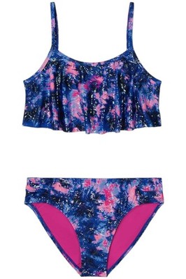 Under Armour Kid's Girl Two-Piece Bikini Set Photon Blue Flutter