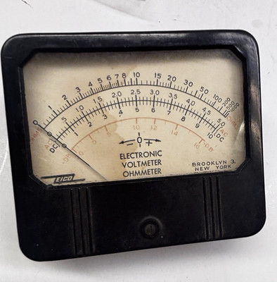 Eico Model 221 Electronic Voltmeter Ohmmeter  - ORIGINAL METER