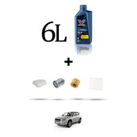 Hoffcar Wartungsset 4 Filter Und 6L ÖL FüR Toyota Rav 4 III 2.2 D-4D 100KW