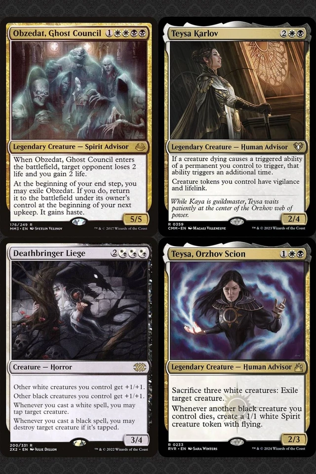 Teysa, Envoy of Ghosts Commander Deck Lifegain MTG Ready-to-Play Magic Orzhov - Image 2 of 4