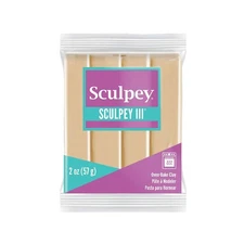 Polyform Sculpey III Polymer Oven-Bake Clay, Tan, Non Toxic, 2  Kitchen