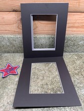 Set of 10 8x10 BROWN Mat Board for 5x7 photo  Acid Free matting for framing