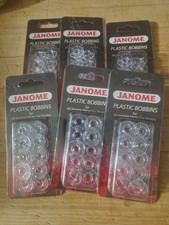 Janome Bobbins Sewing Machine Pack of 10 New 6 Packs of 10 60 Total