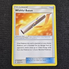 Pokemon Burning Shadows Wishful Baton Uncommon 128 Lightly Played