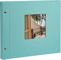 Goldbuch Schraubalbum Bella Vista Aqua 30X25 Cm WeißE Seiten