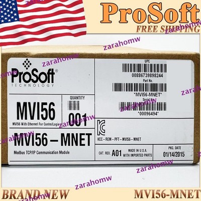 New Factory Sealed ProSoft MVI56-MNET US Stock MVI56MNET Free Shipping