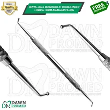 Dental Ball Burnisher 1 Double Ended 1.3mm & 1.8mm Amalgam Filling Instruments