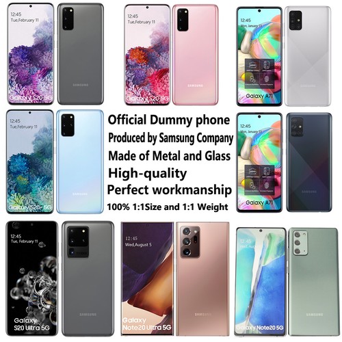 Official Dummy phone display For Samsung Galaxy Note20 Ultra S20 FE A22 A32 A52 - 第 1/81 張圖片