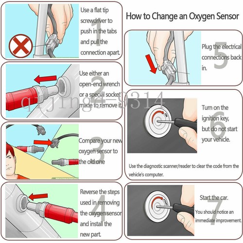 Oxygen Sensor For 2008-2018 Dodge Challenger 3.6L 5.7L 6.1L 6.4L Up/Downstream - Picture 12 of 12