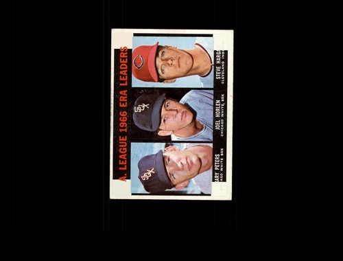 1967 Topps 233 AL ERA Leaders Peters/Horlen/Hargan VG-EX #D518767 - 第 1/2 張圖片