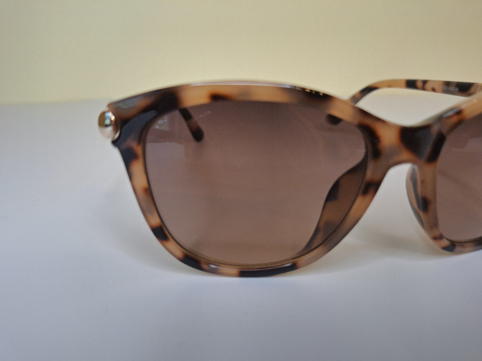 LOFT Sunglasses Brown Tortoise Shell Rectangle Fr… - image 3