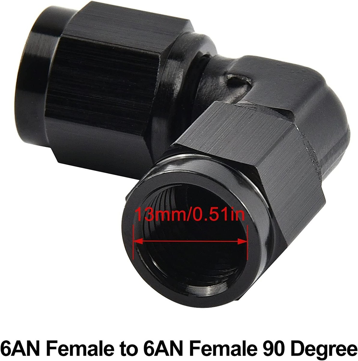 6AN Female To Female Straight Swivel Coupler Union Fitting - Foto 11