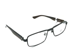 Face A Face STANI 2 915 Black Brown Rectangular Eyeglasses 55-18 France NEW