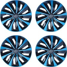4pc Wheel Cover Hubcaps Fits 2019 2020 16 Civic Rim Blackblue Free Shipping