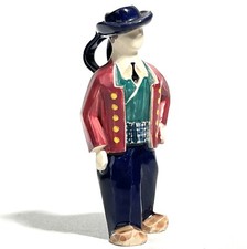 Sujet faience Perrotte Pontivy breton art populaire bretagne Quimper Personnage