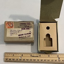 1954 SMALL PACKET FRANCE STAMP PASSED FREE TO BOSTON, MASSACHUSETTS