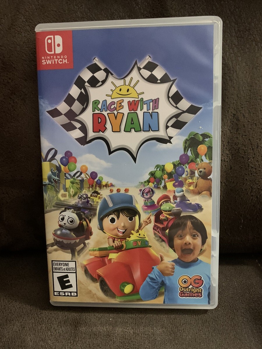 Race with Ryan Nintendo Switch Ryan's World Game Cartridge And
