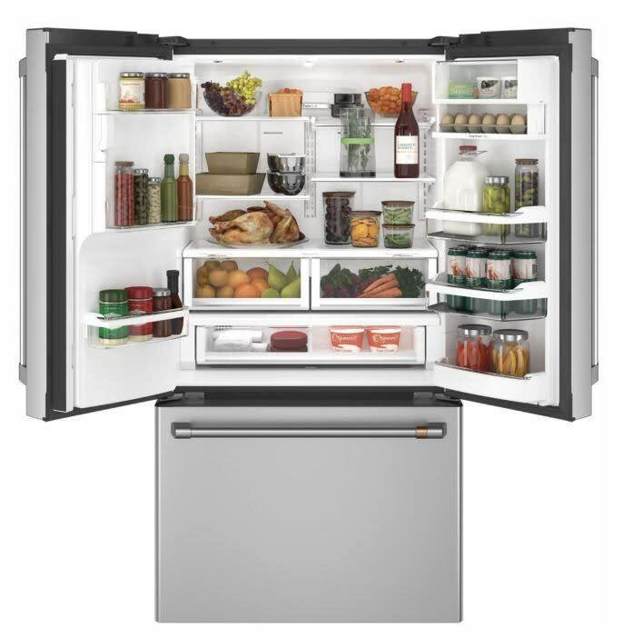GE Cafe CYE22TP2MS1 36" Counter Depth French Door Smart Refrigerator eBay