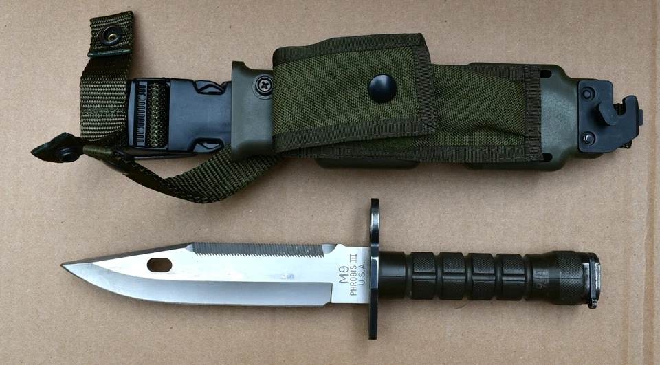 PRIMEIRO - 1987 PHROBIS III M9 - 3 linhas geração 3 - faca edição exército - não topo plano - Imagem 2 de 4