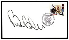 BILL BARBER AUTOGRAPH HOF PHILADELPHIA FLYERS 1992 NHL 75TH FIRST DAY ISSUE