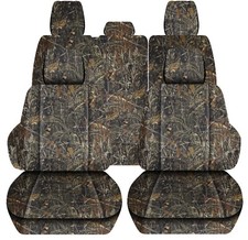 Front And Rear Truck Seat Covers Fits 2020 To 2022 Jeep Gladiator Camouflage