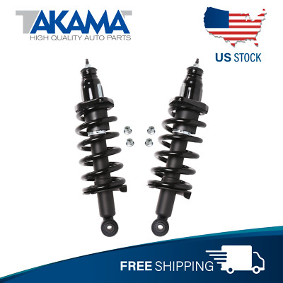 2 pcs TAKAMA Complete Rear Strut Coil Spring Set Kit For 07-11 HONDA CRV