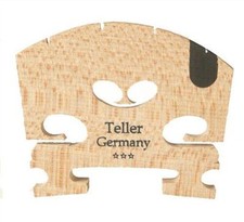  Full Size 4/4 violin bridge with ebony insert Made in Germany 