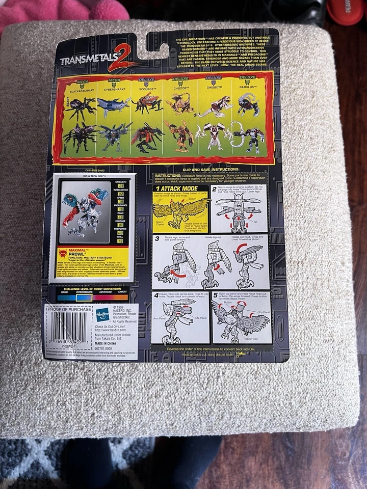 Transmetais Transformers Beast Wars Heroic profundidade máxima carga 1998 - Imagem 3 de 4