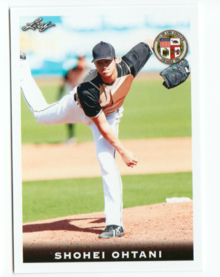 SHOHEI OHTANI 2018 LEAF LIMITED EDITION VIP ROOKIE CARD #05! BABE