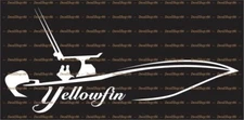 Yellowfin Yachts II - Sport - Car/SUV/Truck Vinyl Die-Cut Peel N' Stick Decals