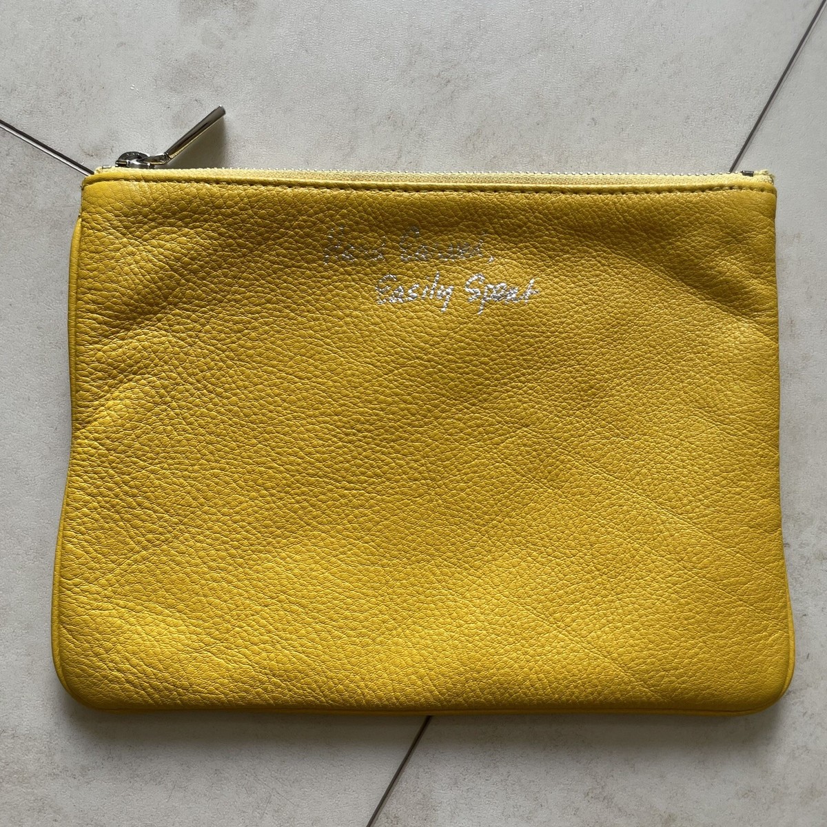 Rebecca Minkoff Mustard Yellow Leather Mini Backpack Rebecca Minkoff Yellow Mustard Leather Zip Clutch Pouch  main image 2