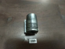 Vintage S-K Chrome 11/16" X 1/2" Knurled Socket 12 Point Brazil Alloy Rare Early