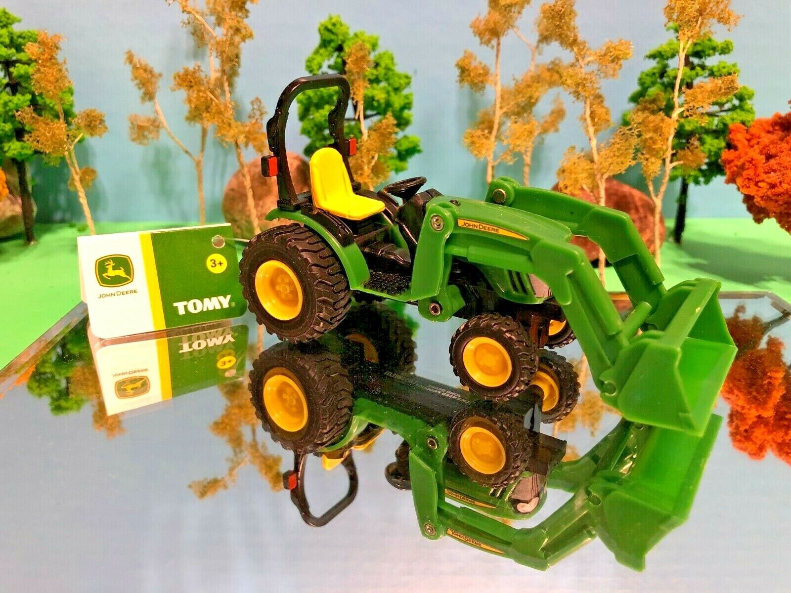 John Deere Tractor, Working Front End Loader, Diecast, ERTL, Farm Toy