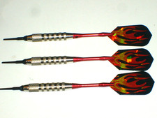 Soft Tip Darts 17 Gram Nickel Plated with Aluminum Shafts, New 454