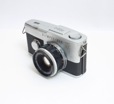 OLYMPUS PEN-F Half Frame Camera / F.Zuiko Auto-S 38mm F/1.8 Lens