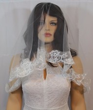 New Wedding veil 1 meter lace