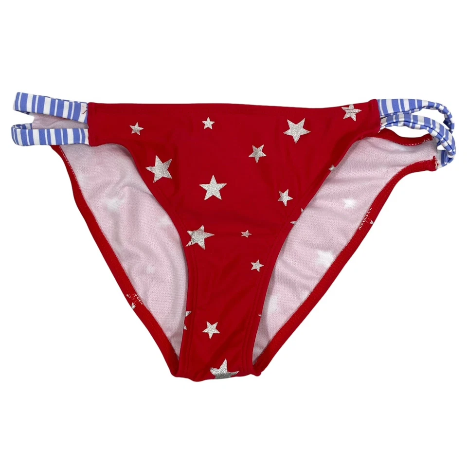 California Waves Juniors Bikini Size L Top ~ Size M Bottom ~Stars Stripes - Image 2 of 4