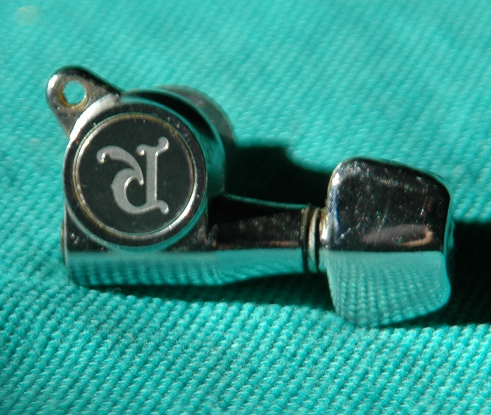 Vtg 80's B.C. Rich Stealth Electric Guitar Original "Rich" Logo Tuner Tuning Peg - Image 2 of 4