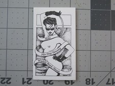 vtg Tattoo business card - Skin Deep Waikiki Beach HI v1