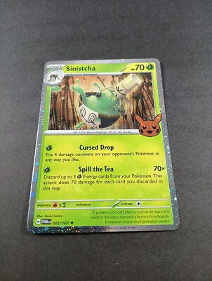pokemon card selling places near me Sinistcha Trick Or Trade 2024 Holo 022/167 NM Stores to Sell Pokemon Cards