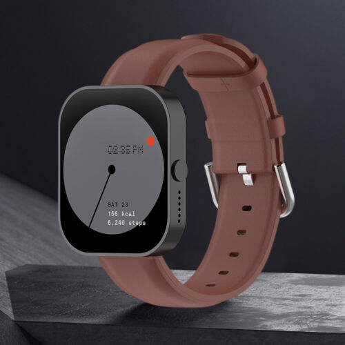 22mm / 20mm Skórzany pasek do zegarka Miękki zamiennik Sportowy pasek do zegarka CMF Watch Pro - Zdjęcie 5 z 27