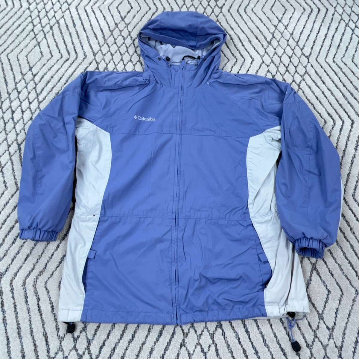 Columbia Jacket Women Large Purple Parka Ski Coat Shell Layer