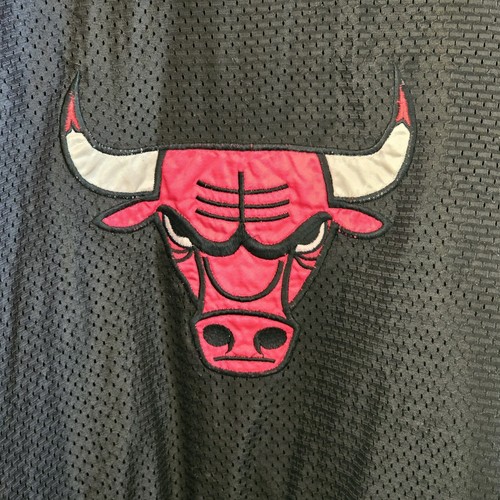 Vintage Pro player NBA Mens XL Red Black Chicago Bulls Reversible Puffer Jacket - Picture 10 of 20