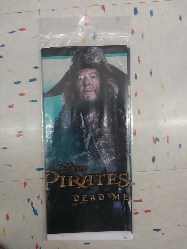 Mantel de plástico Disney Piratas del Caribe Johnny Depp suministros de fiesta  Foto 2 de 2