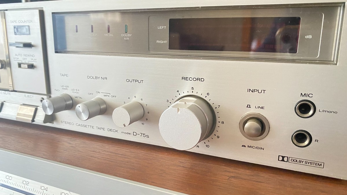 Hitachi D-75s Stereo Tape Deck Made in Japan | eBay